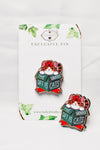 'The Greatest Gift is Cats' Pin Badge - Lady Dinah's Exclusive - Lady Dinah's Cat Emporium